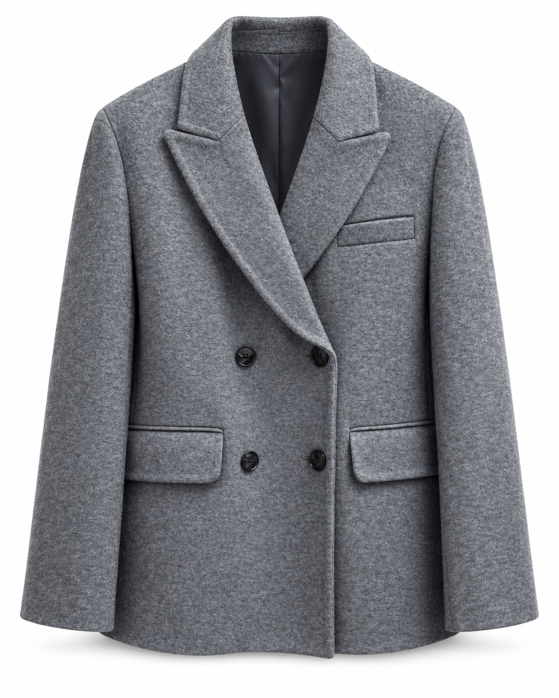 Cappotto Corto Grigio - Vicolo