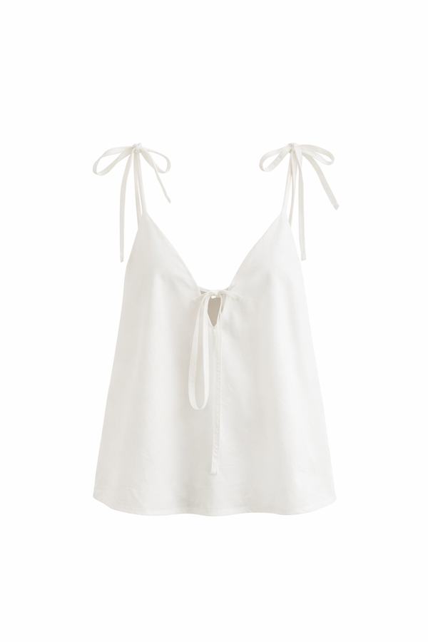 Top Popelin con fiocchetti - Kostumn - immagine 1