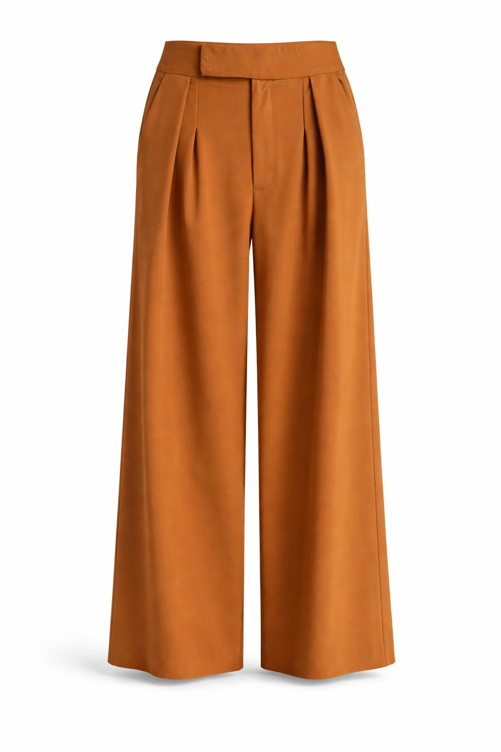 Pantalone Pieghe Tabacco - Kostumn - immagine 1
