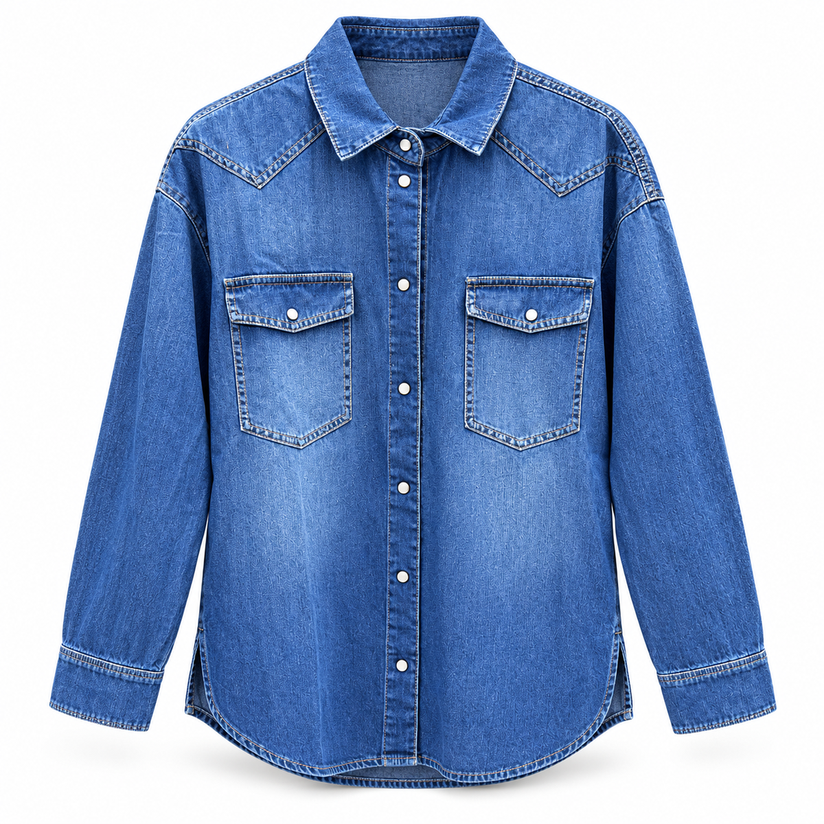 Camicia Jeans Denim blu - Vicolo