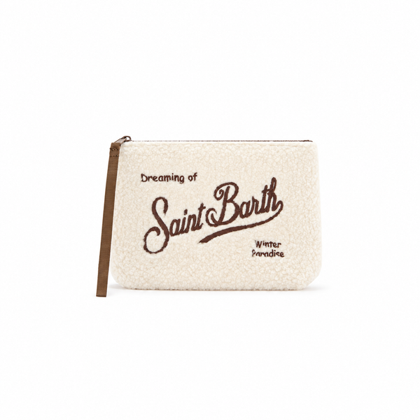 Pochette Aline Beige Teddy - Saint Barth
