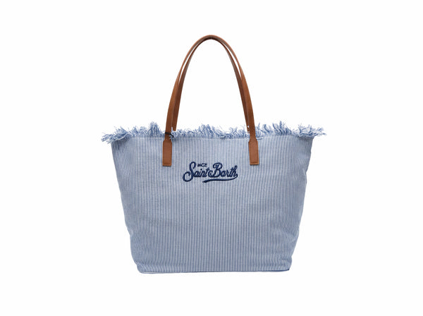 Borsa City Bag Micro Strisce - Saint Barth