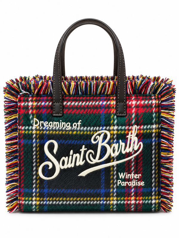 Borsa Vanity Tartan - Saint Barth