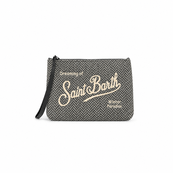 Pochette Aline Wool strass - Saint Barth