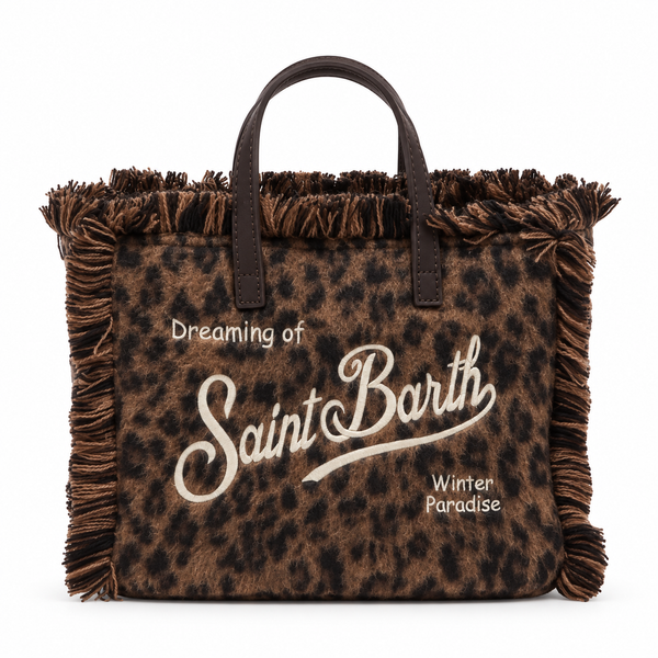 Borsa Colette Dark Leopard - Saint Barth