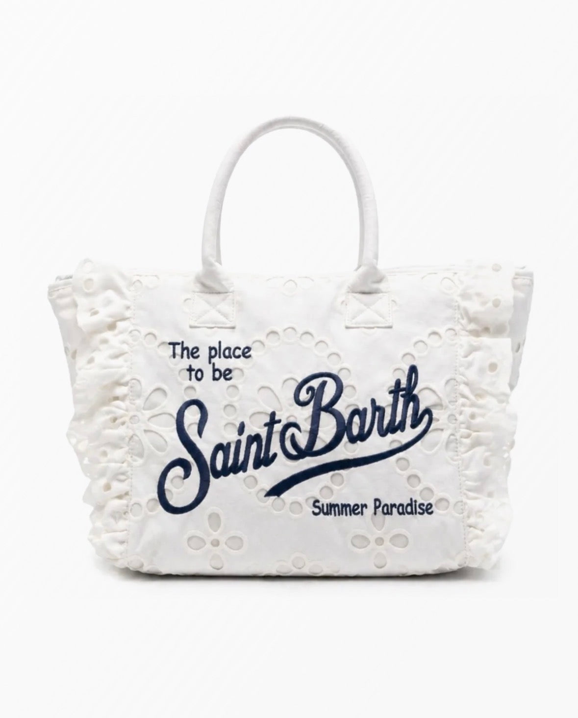 Borsa Vanity Sangallo Bianca- Saint Barth