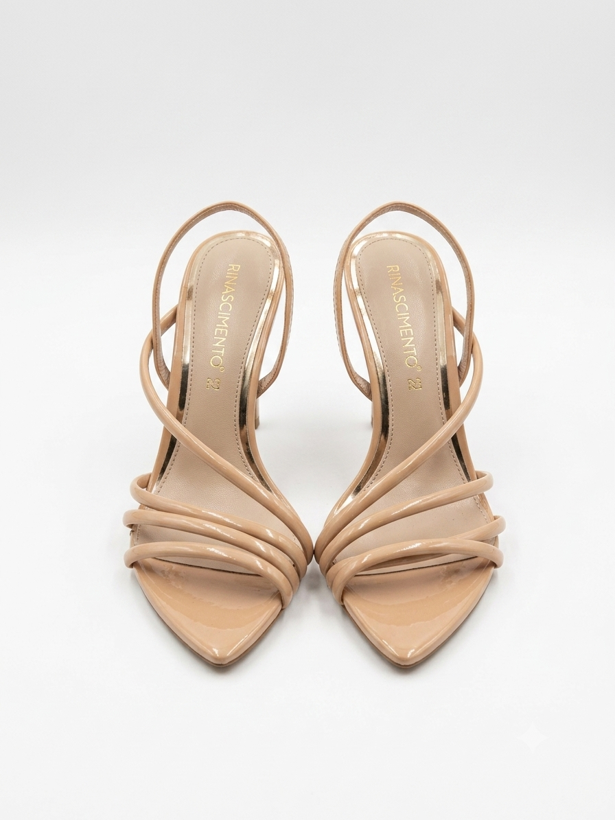 Scarpa Sandalo Nude - Rinascimento