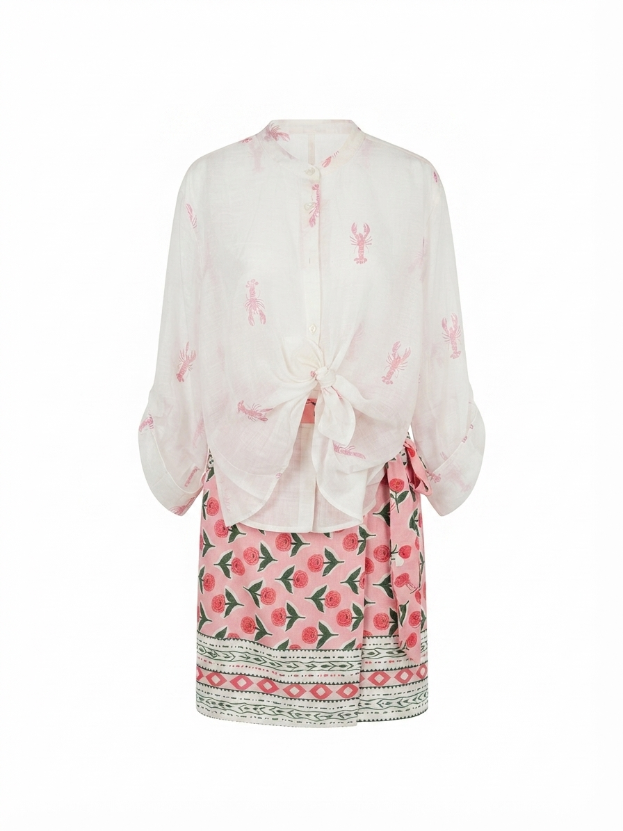 Camicia Fantasia Aragosta - Haveone