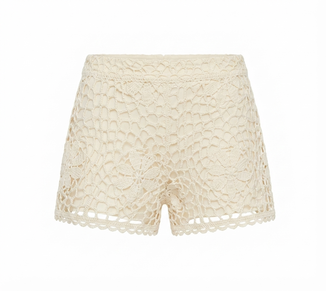 Shorts Pizzo Avorio - Tensione In