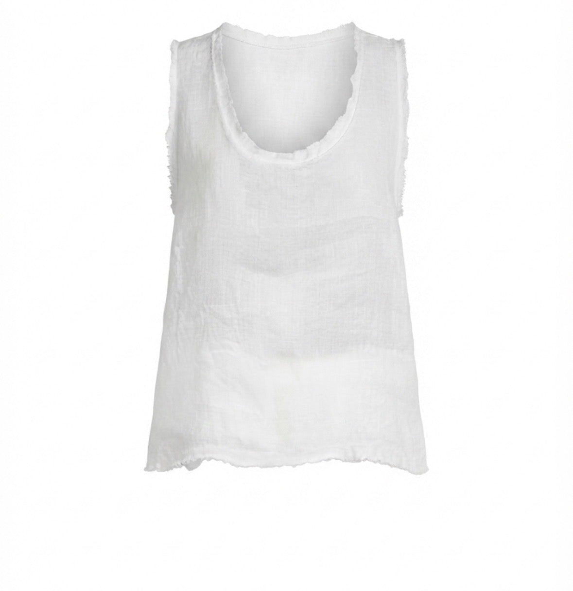 Top 100% Lino Panna - Tensione In