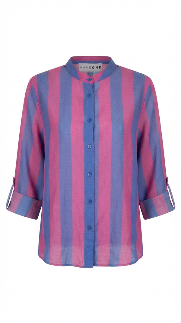 Camicia Blu Fucsia - Haveone