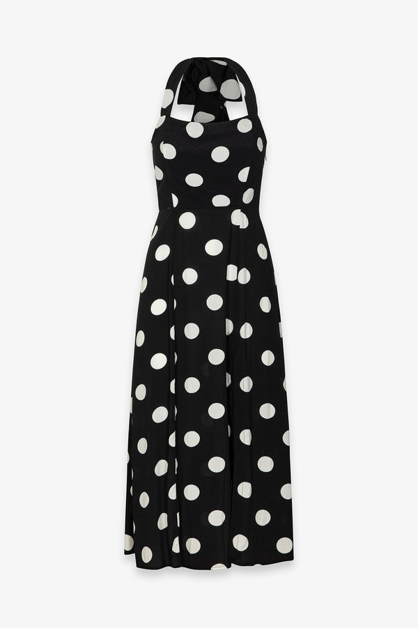 Vestito Mar De Margaritas - Pois Bianchi con scollo - immagine 1