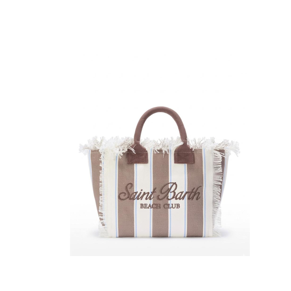 Borsa Colette Canvas Marrone - Saint Barth