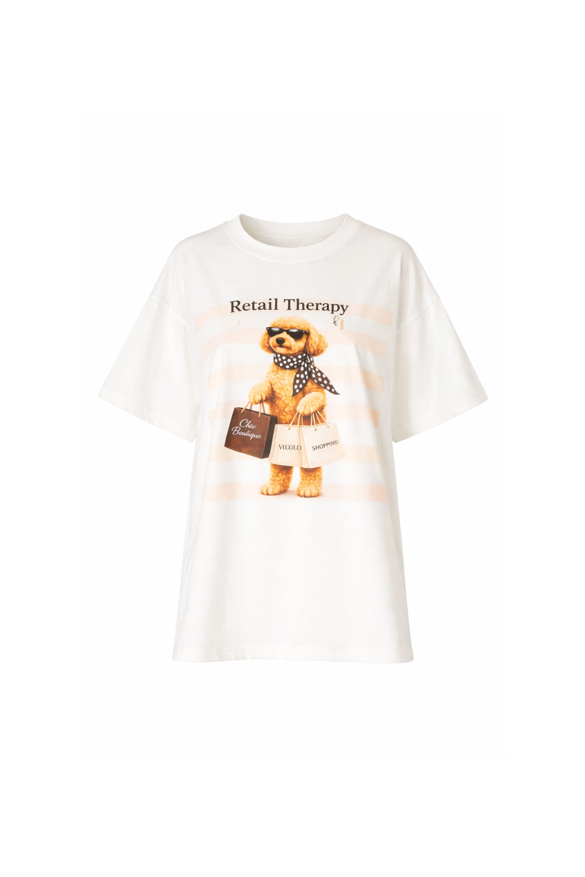 T-Shirt Vicolo con barboncino - immagine 1