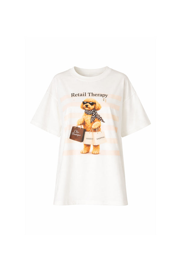 T-Shirt Vicolo con barboncino - immagine 1