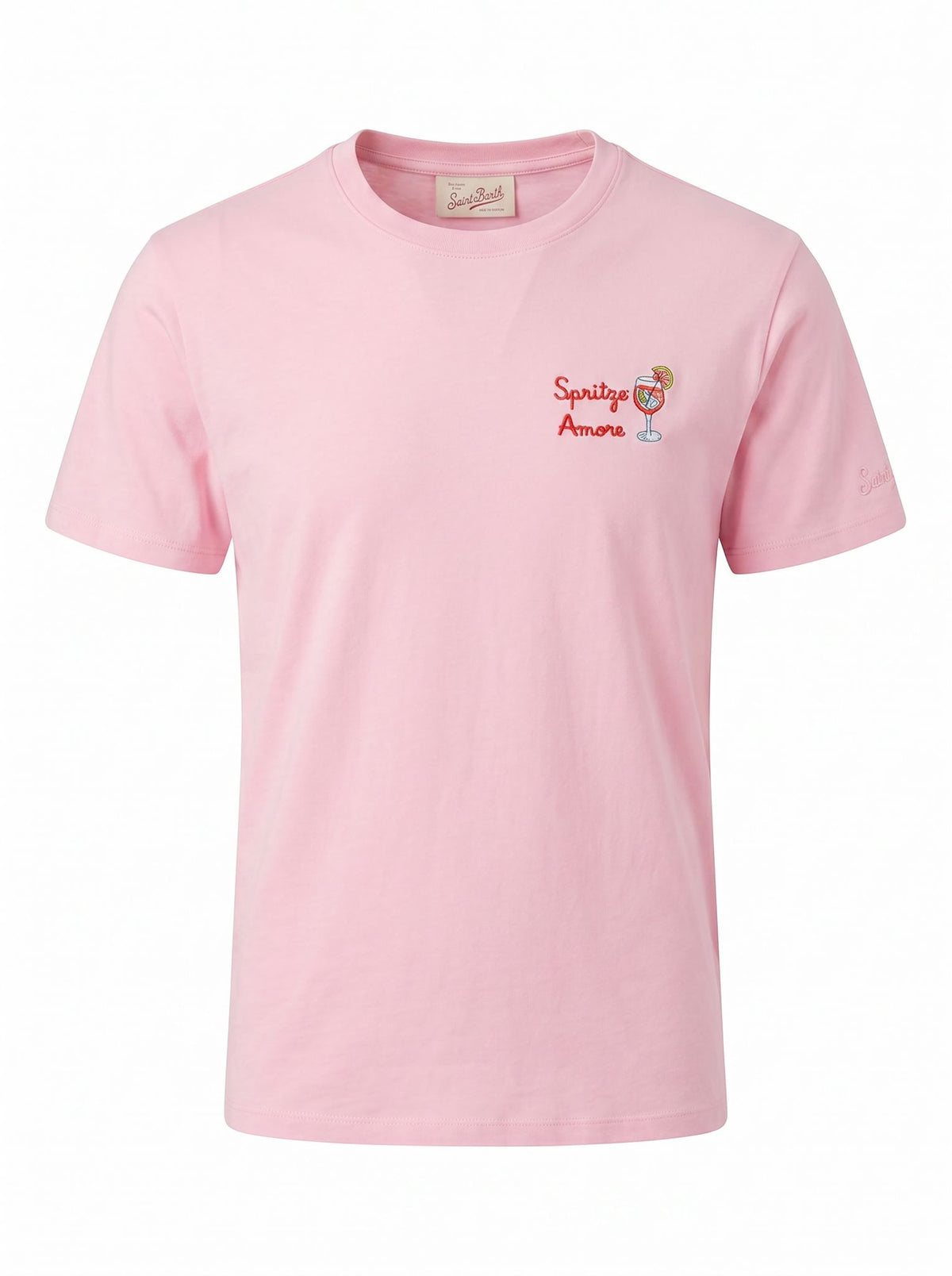 T-Shirt Spritzo Rosa - Saint Barth