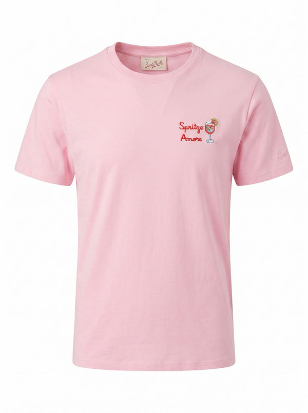 T-Shirt Spritzo Rosa - Saint Barth