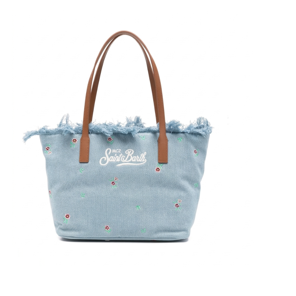 Borsa City Flowers Denim -Saint Barth - immagine 1
