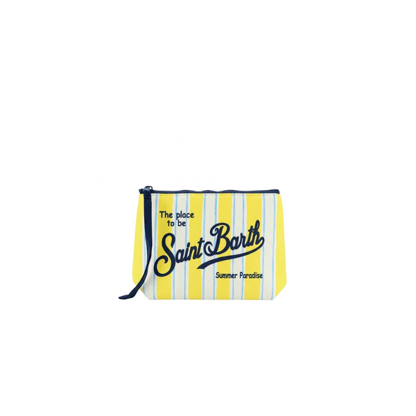 Pochette Strisce Giallo - Saint Barth - immagine 1