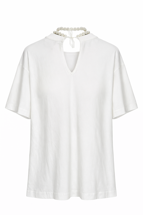 T-shirt Bijoux con Perle ELEH - immagine 1